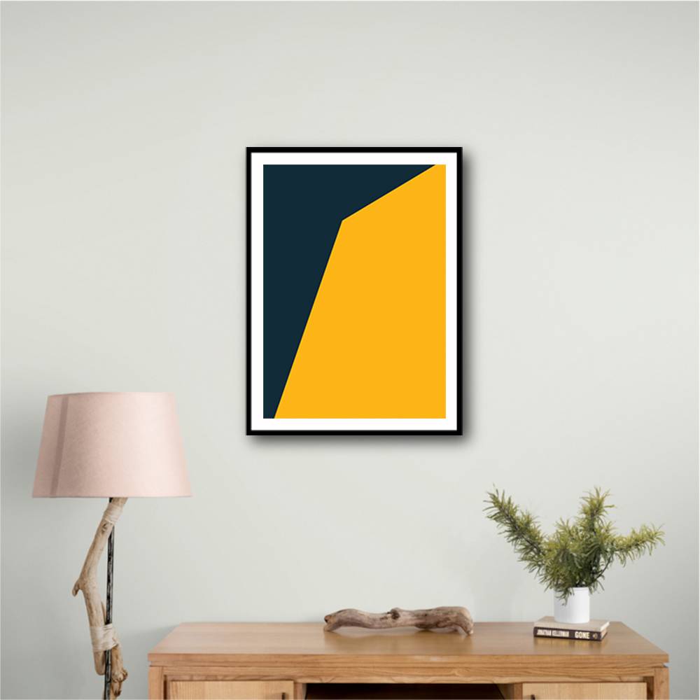  Vibrant Geometric Shapes #3 Wall Art