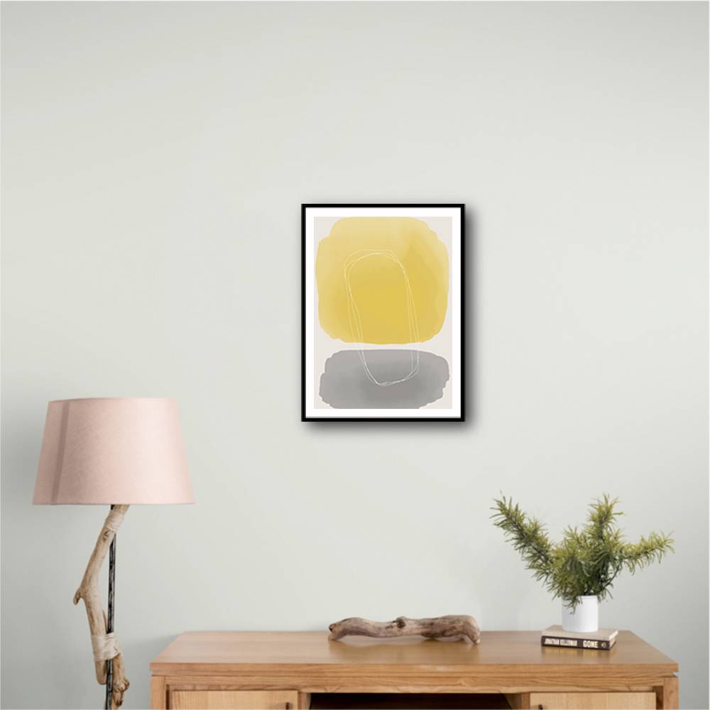 Watercolor Shapes Series #4 Wall Art