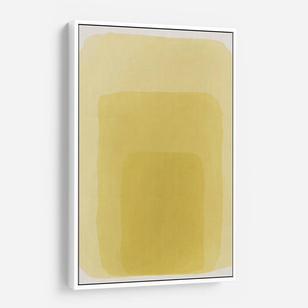 Yellow Watercolor Shapes #1 Wall Art