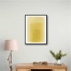 Yellow Watercolor Shapes #1 Wall Art