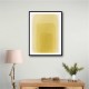 Yellow Watercolor Shapes #1 Wall Art