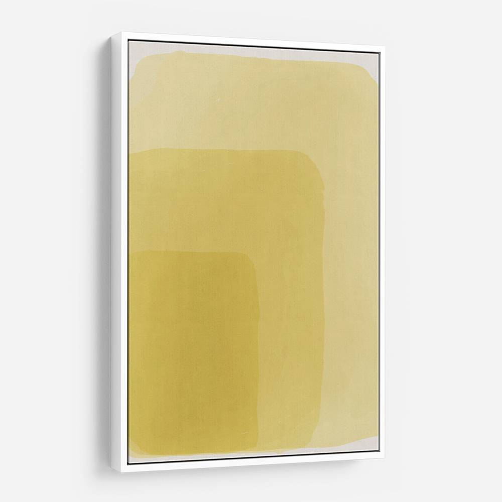  Yellow Watercolor Shapes #2 Wall Art