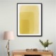  Yellow Watercolor Shapes #2 Wall Art