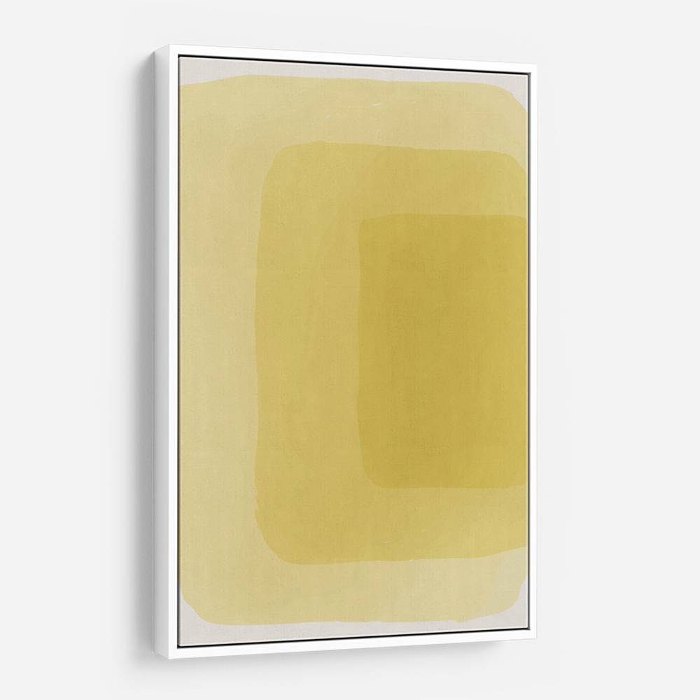  Yellow Watercolor Shapes #4 Wall Art