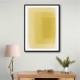  Yellow Watercolor Shapes #4 Wall Art