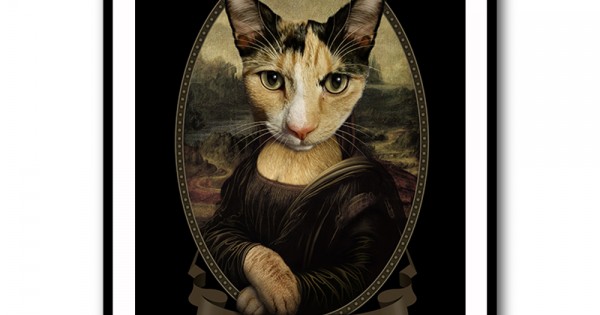 Meowlisa Wall Art