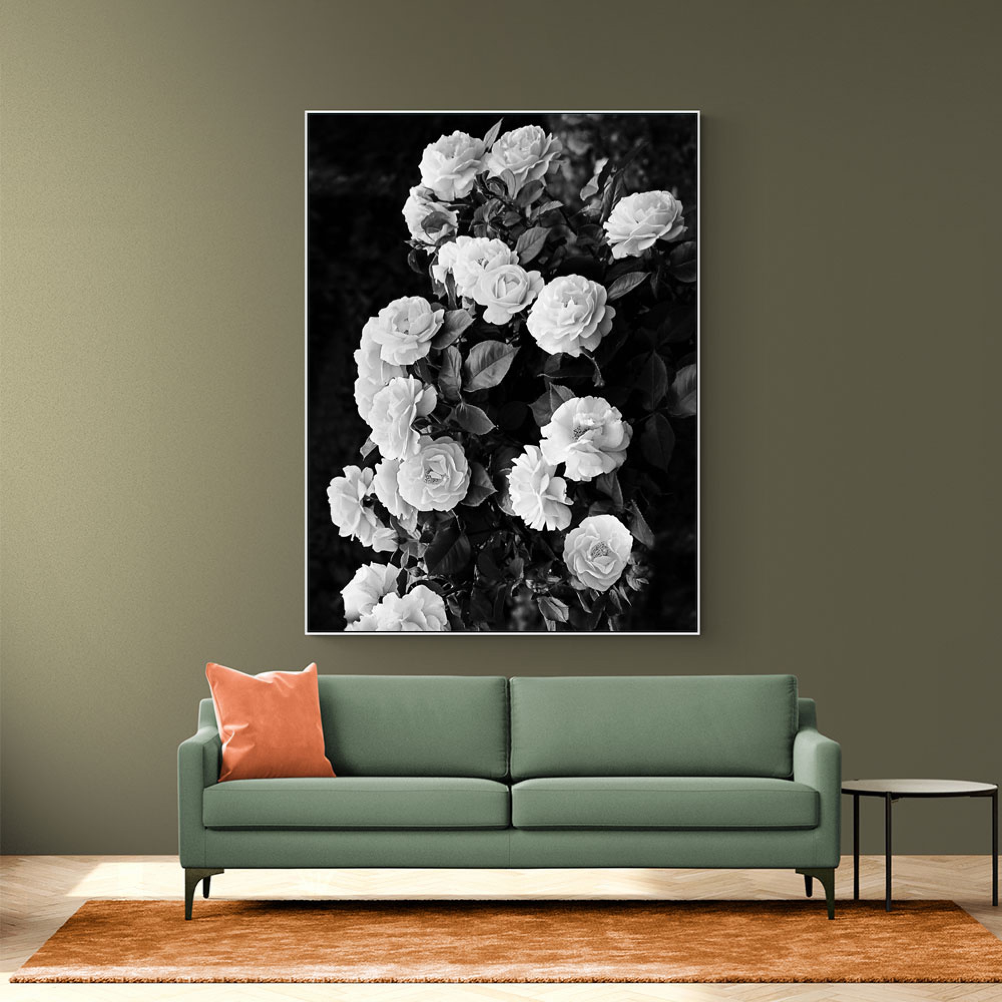 Rose Bush Wall Art