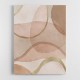 Blush and Brown Abstract