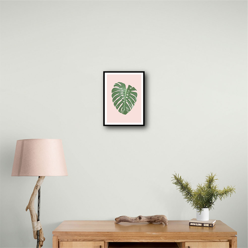 Monstera Leaf Blush