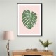 Monstera Leaf Blush