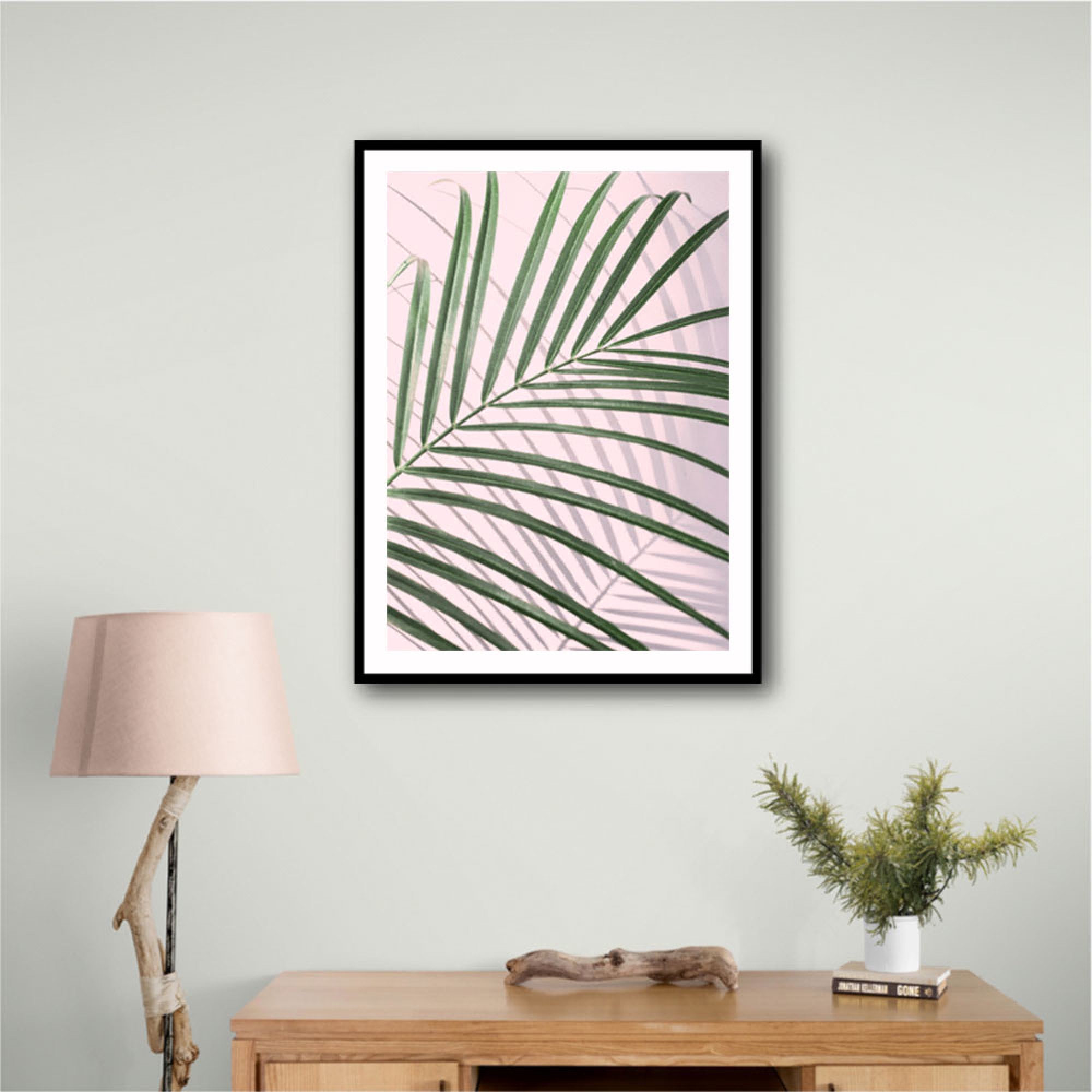 Palm Leaf Shadow Wall Art