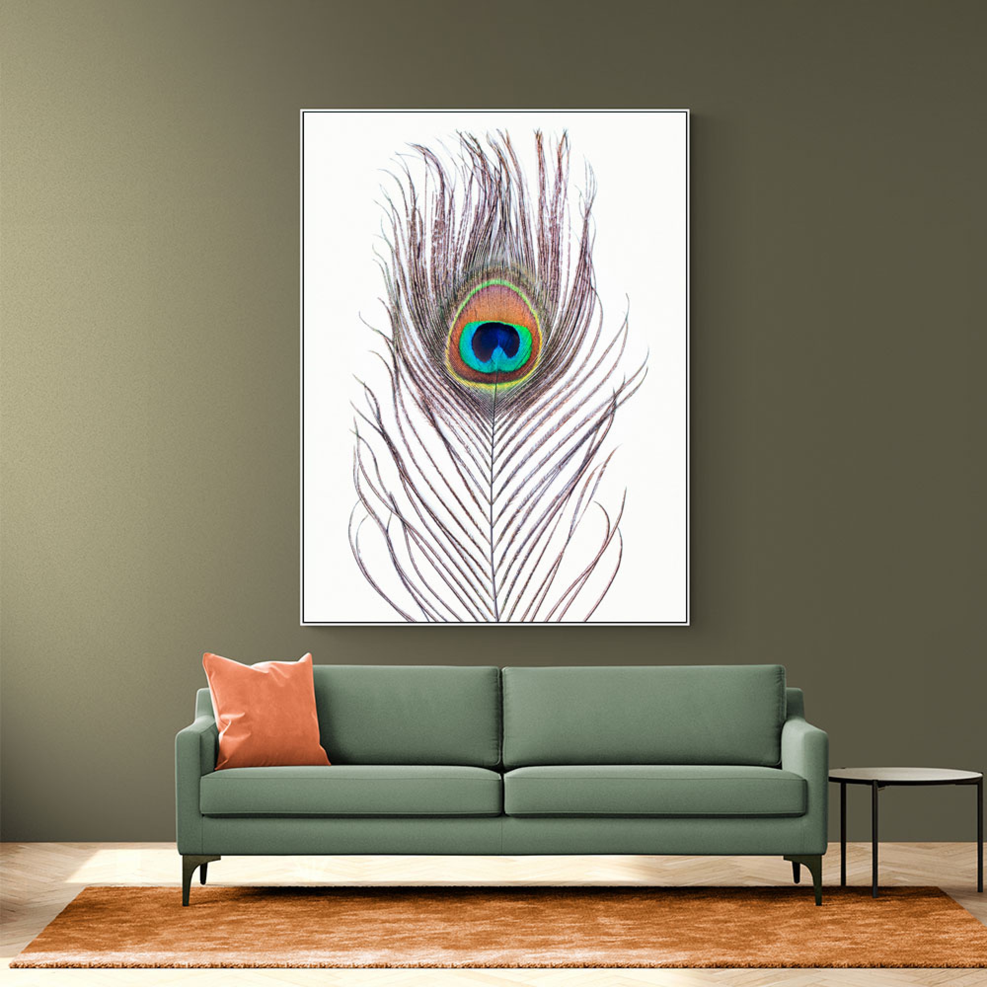 Peacock Feather Wall Art