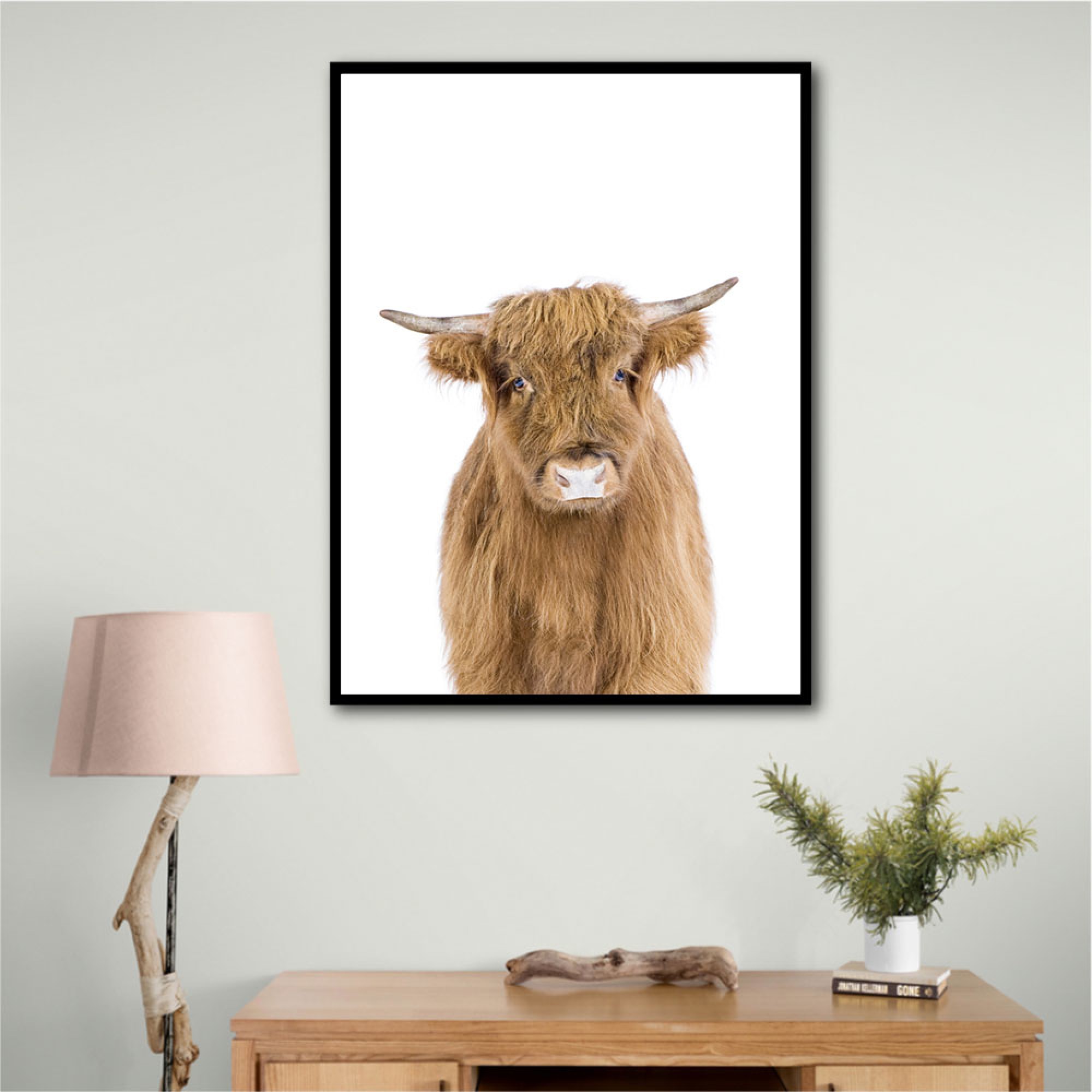 Baby Cow Wall Art