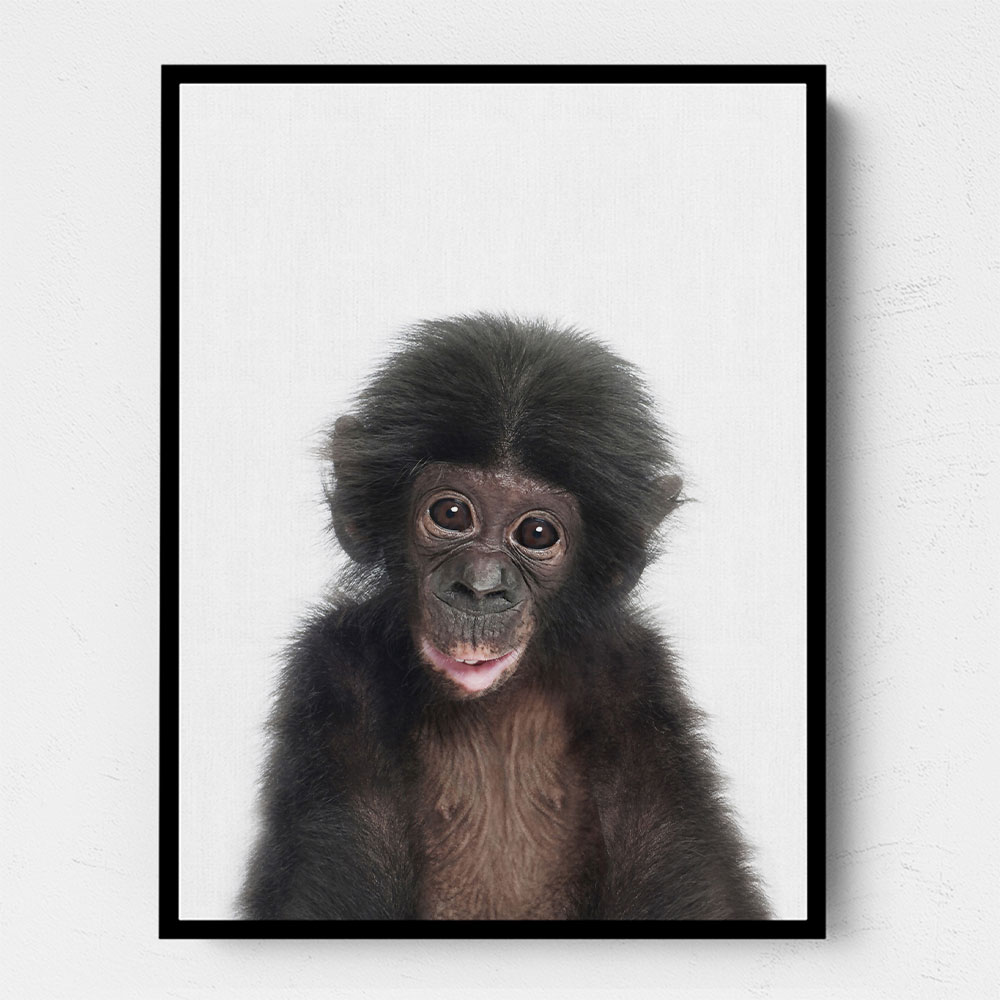  Dusky Leaf Monkey Mother and Newborn Baby Primate Poster Monkey  Decor Monkey Paintings For Wall Monkey Pictures For Bathroom Monkey Decor  Nature Art Print Cool Wall Decor Art Print Poster 24x36