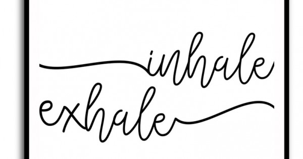 Inhale x Exhale Wall Art