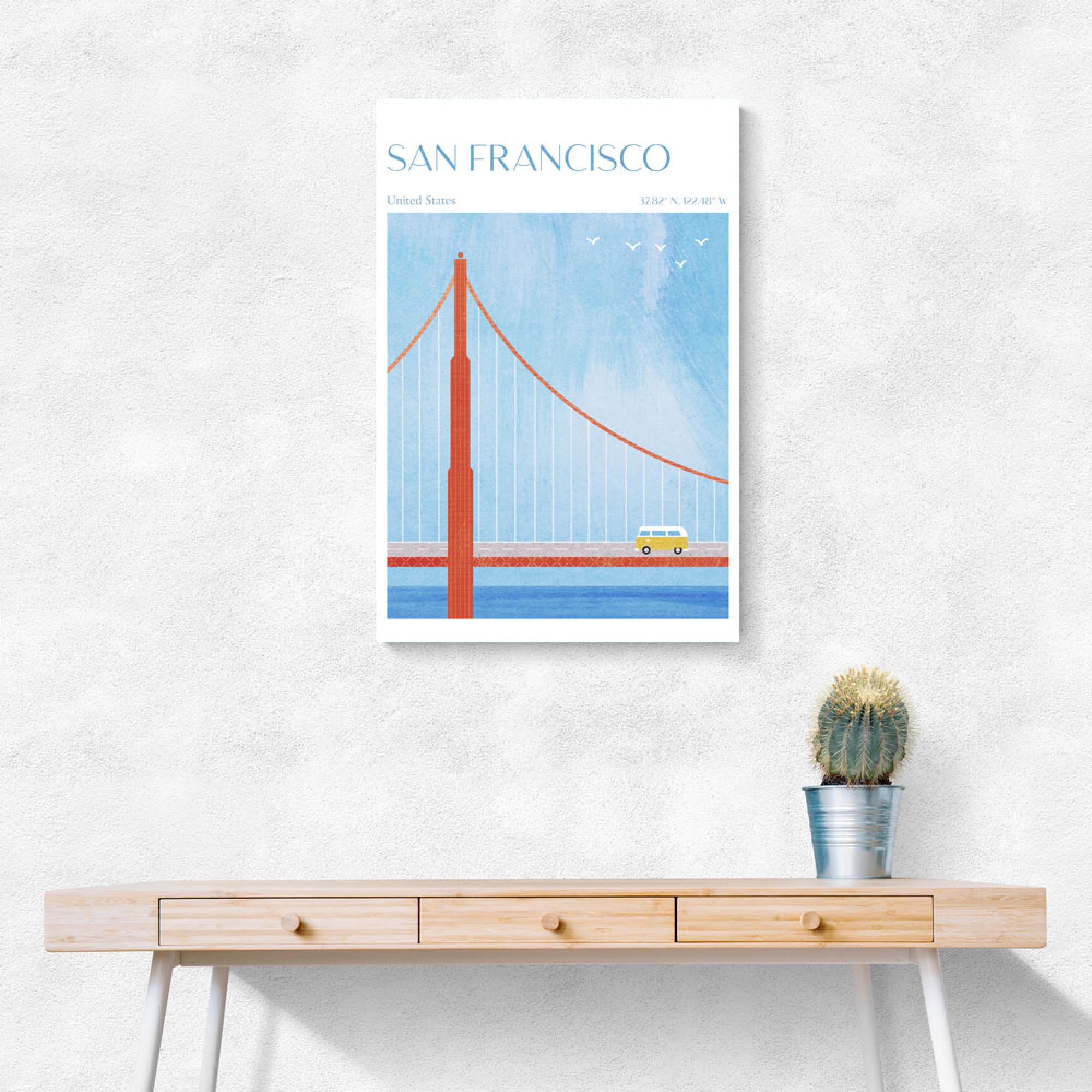 San Francisco, Golden Gate Bridge Wall Art