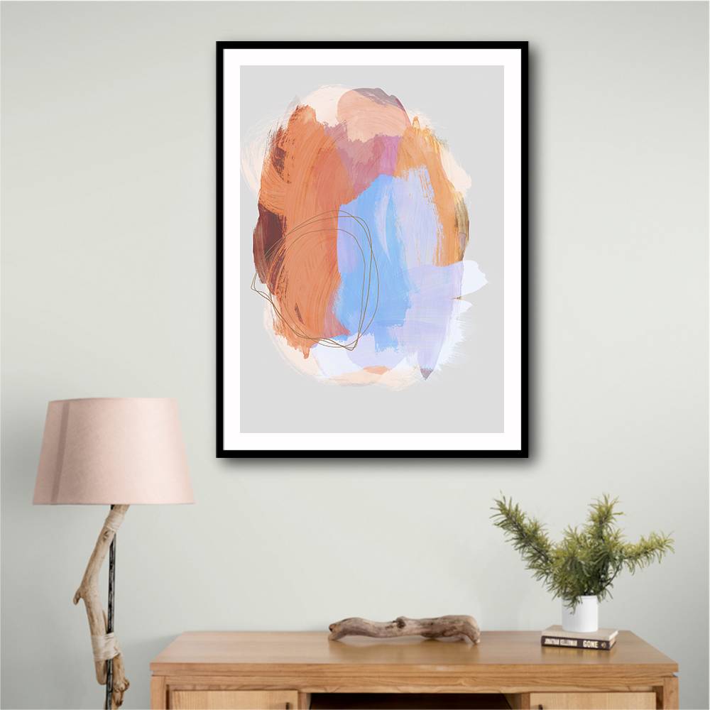 Abstract Brush Strokes 38Z Wall Art