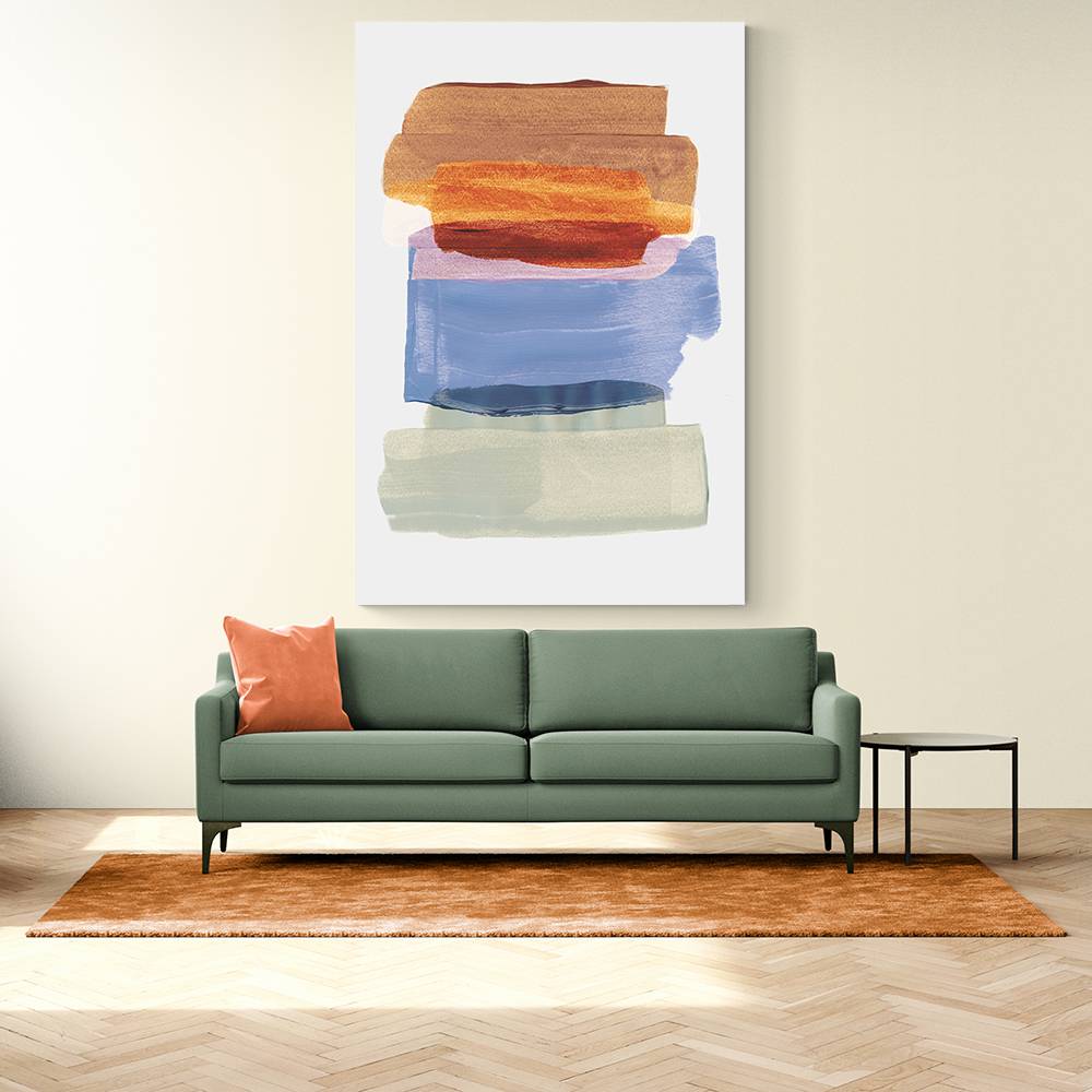 Abstract Brush Strokes 49 A1 Wall Art