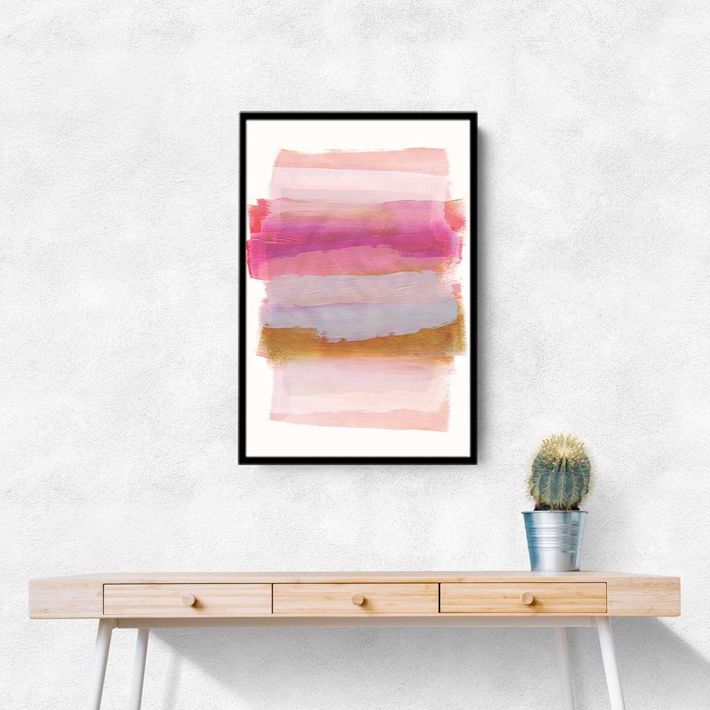 Abstract Brush Strokes 45 A1 Wall Art