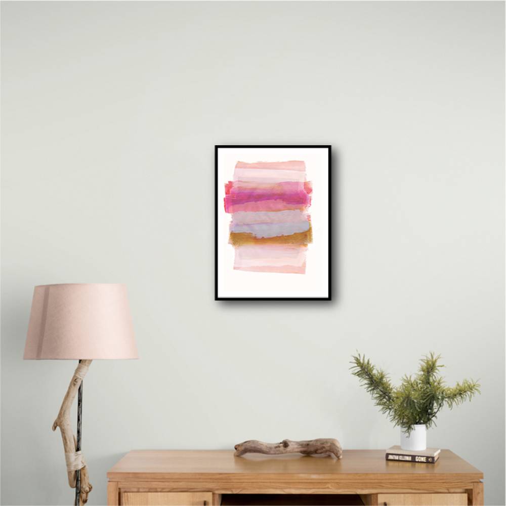 Abstract Brush Strokes 45 A1 Wall Art