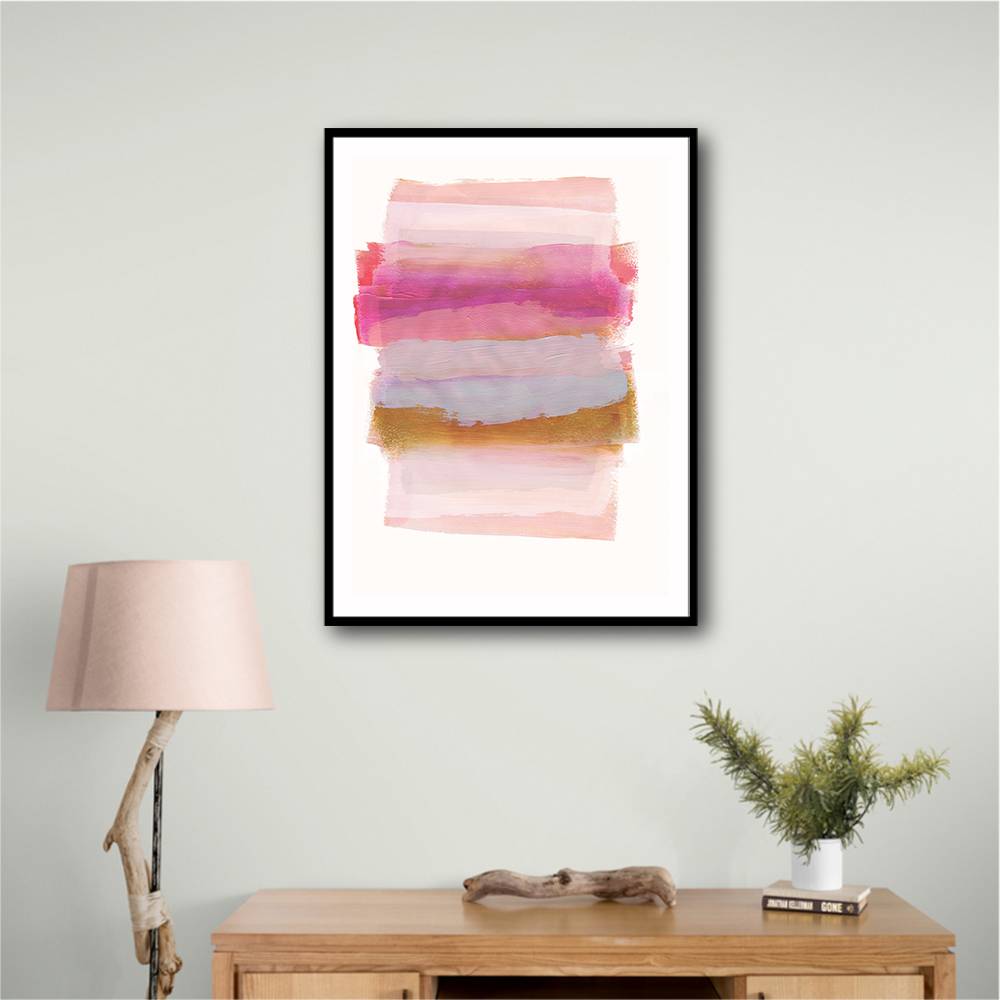 Abstract Brush Strokes 45 A1 Wall Art