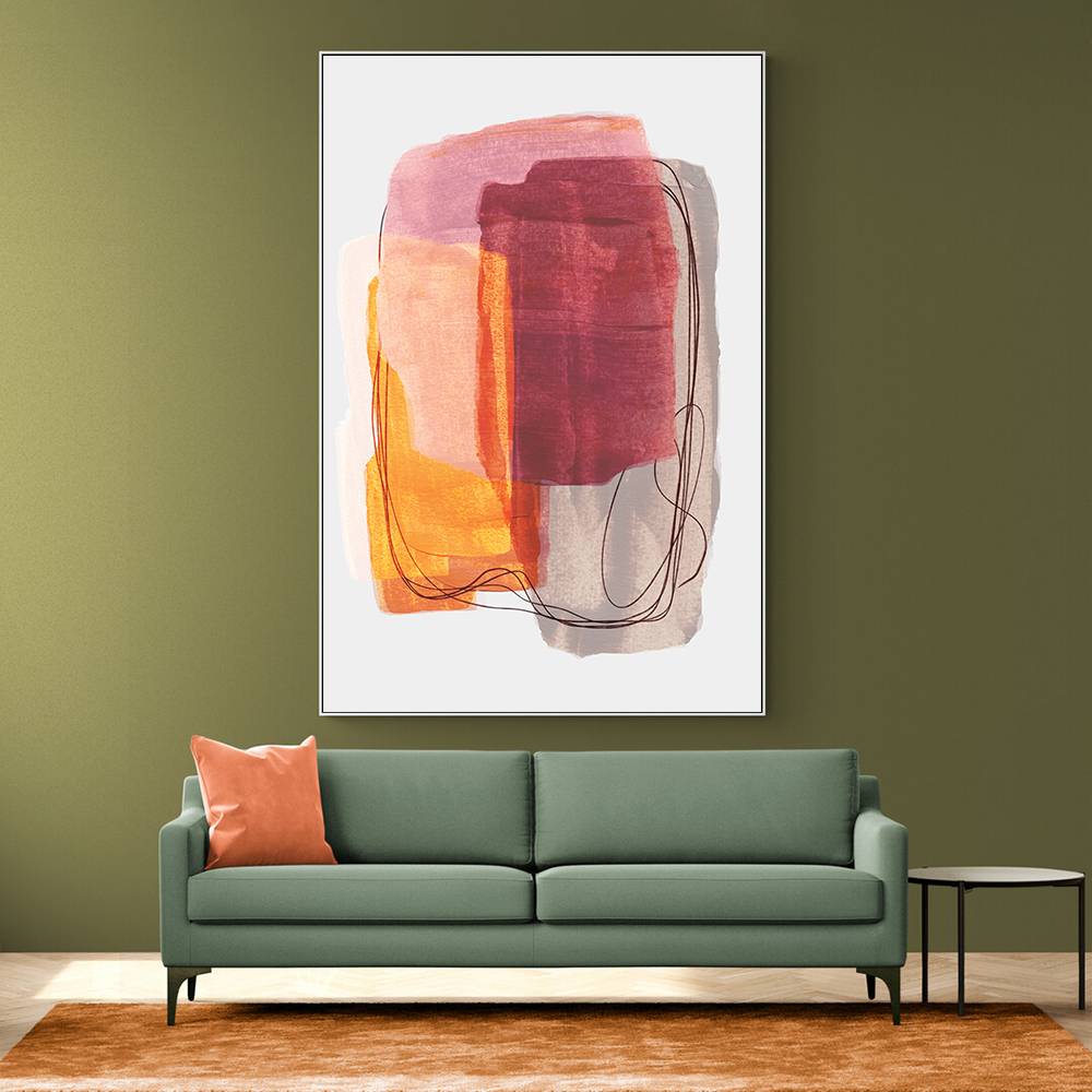 Abstract Brush Strokes 51 Wall Art