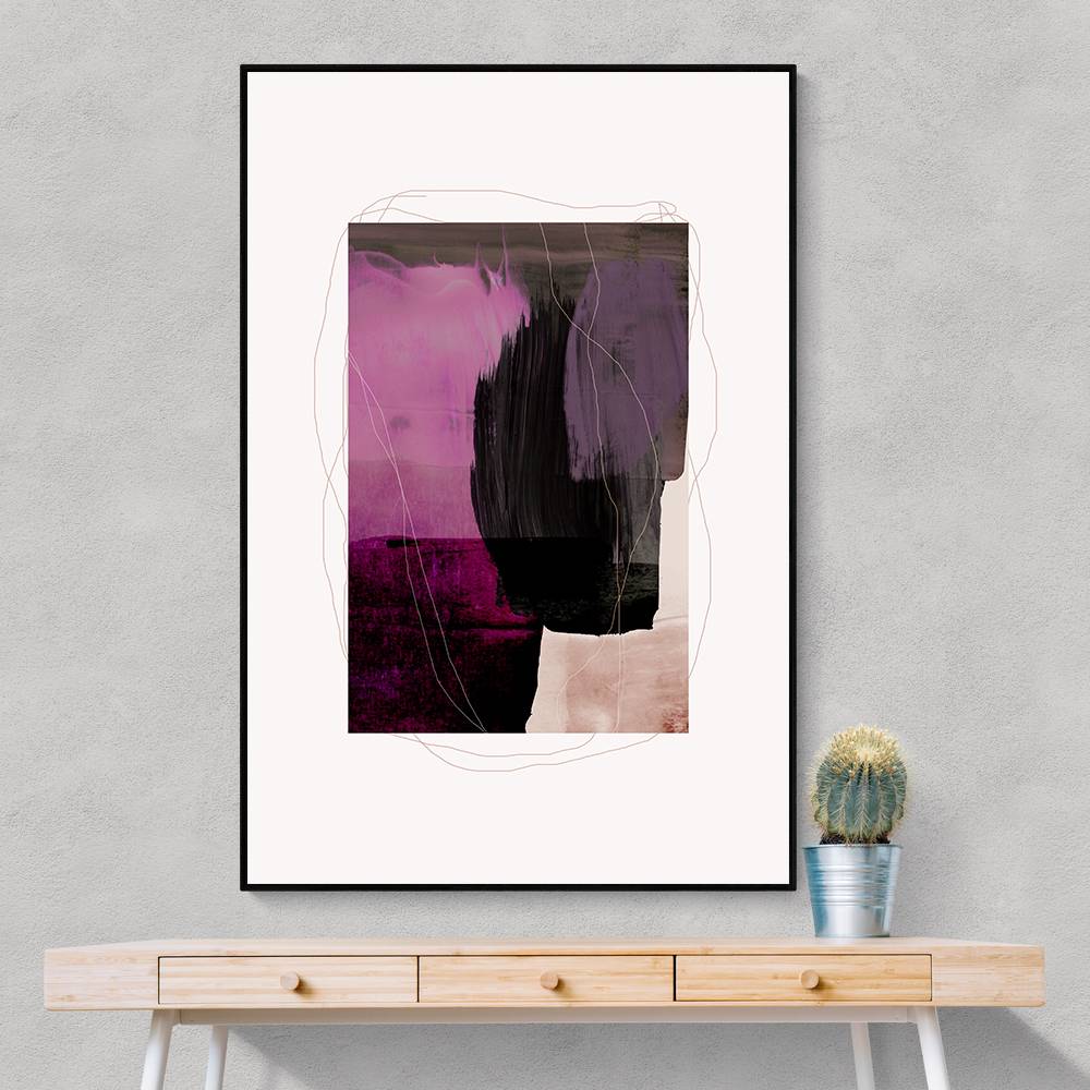 Abstract Brush Strokes 77 Wall Art