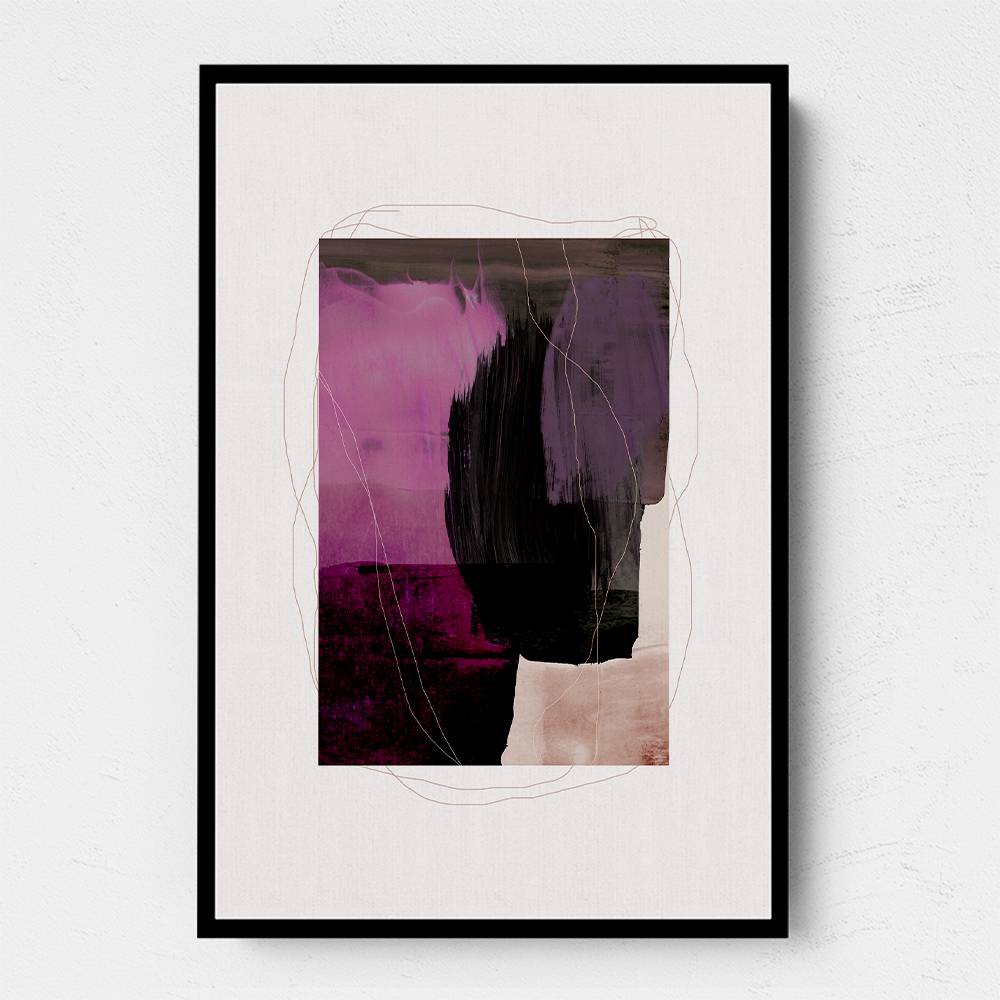 Abstract Brush Strokes 77 Wall Art