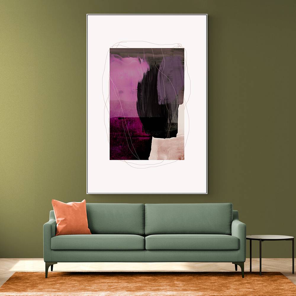 Abstract Brush Strokes 77 Wall Art