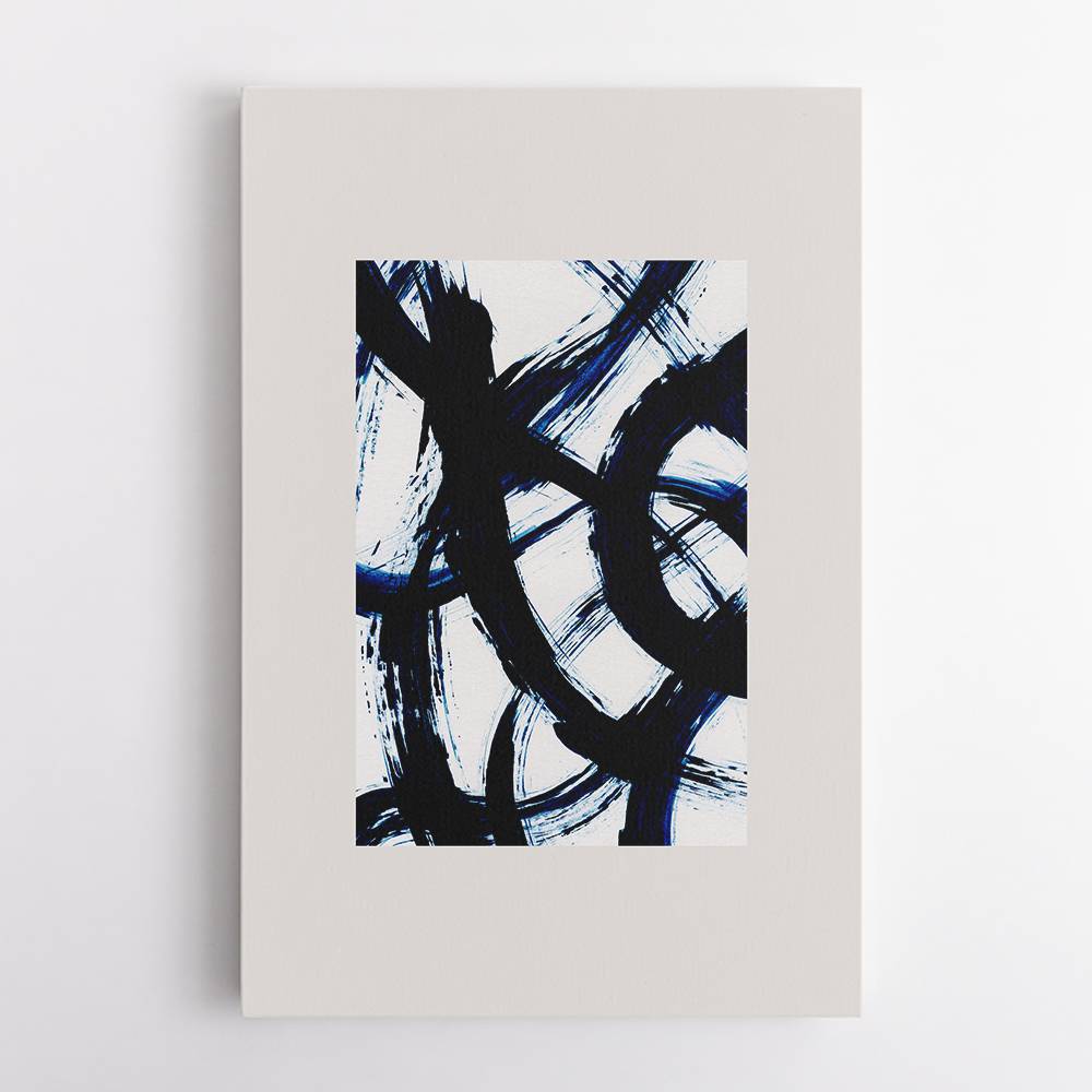 Abstract Brush Strokes 98 Wall Art