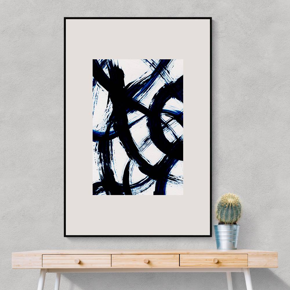 Abstract Brush Strokes 98 Wall Art