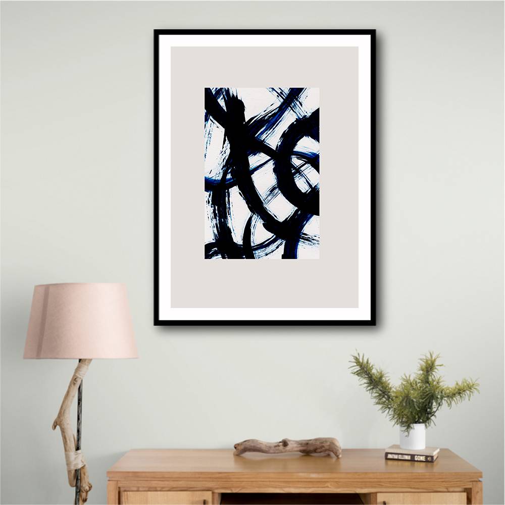 Abstract Brush Strokes 98 Wall Art