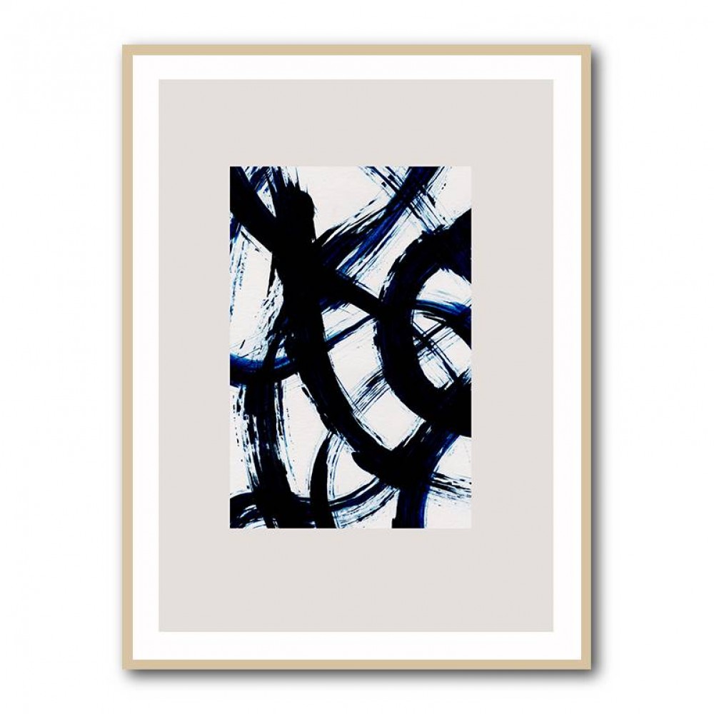 Abstract Brush Strokes 98 Wall Art