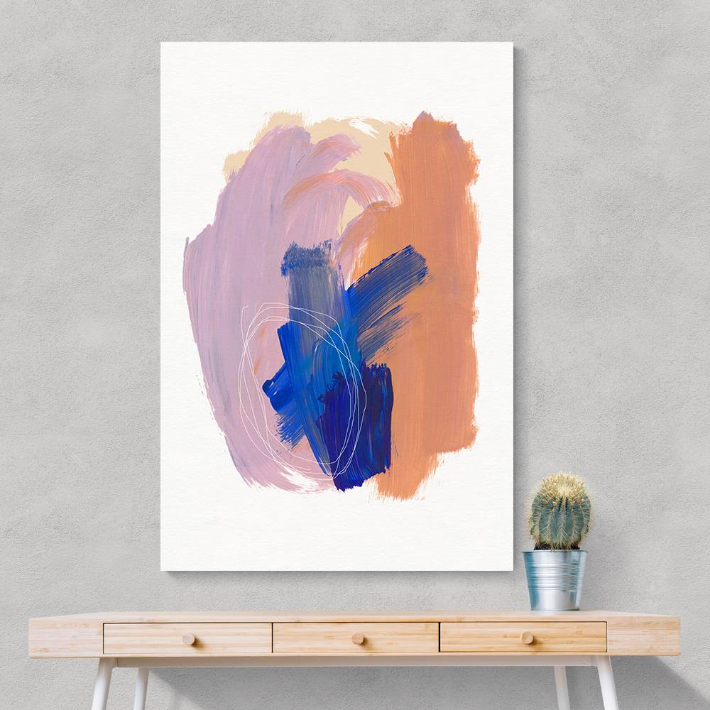 Abstract Brush Strokes 90 Wall Art