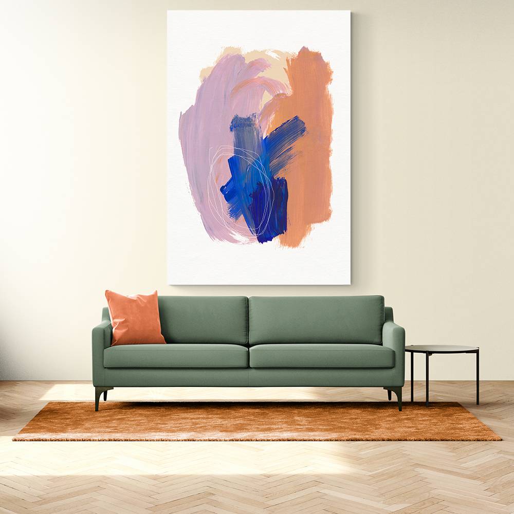 Abstract Brush Strokes 90 Wall Art