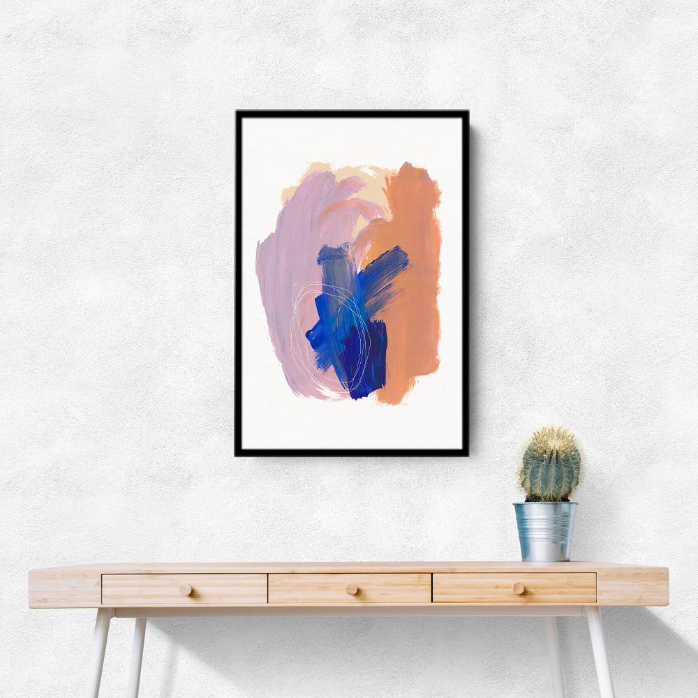 Abstract Brush Strokes 90 Wall Art