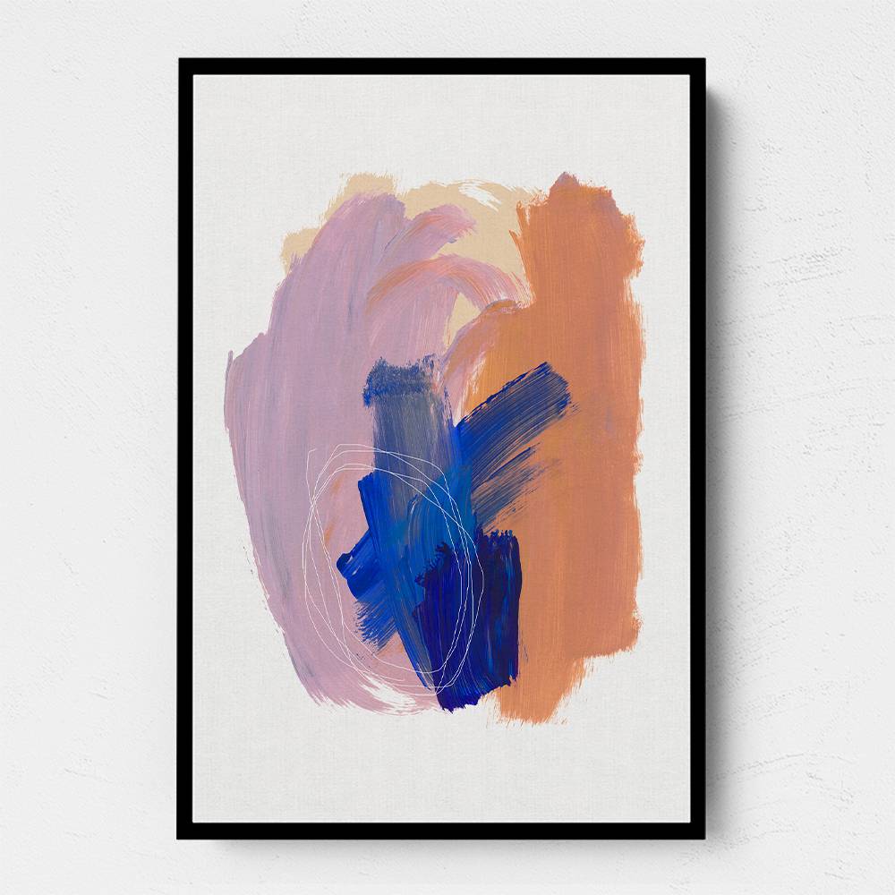 Abstract Brush Strokes 90 Wall Art