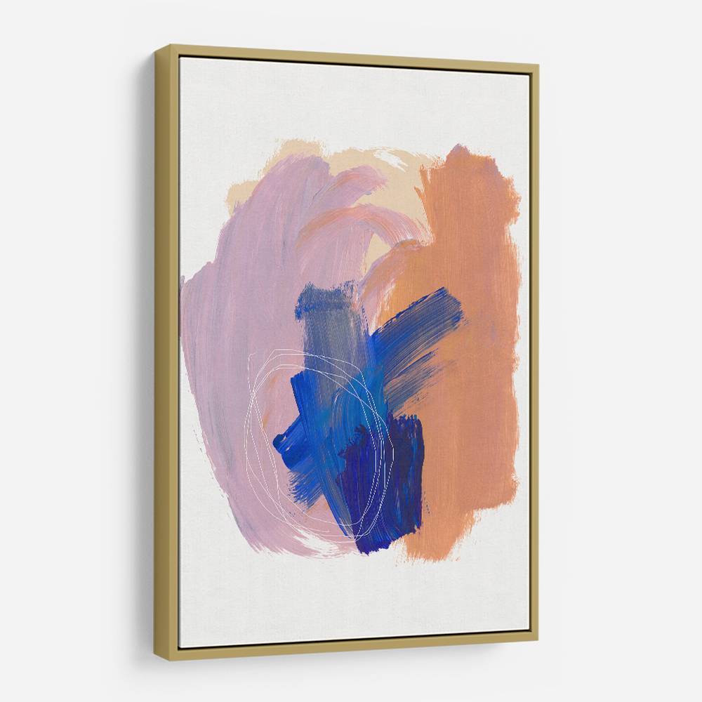 Abstract Brush Strokes 90 Wall Art