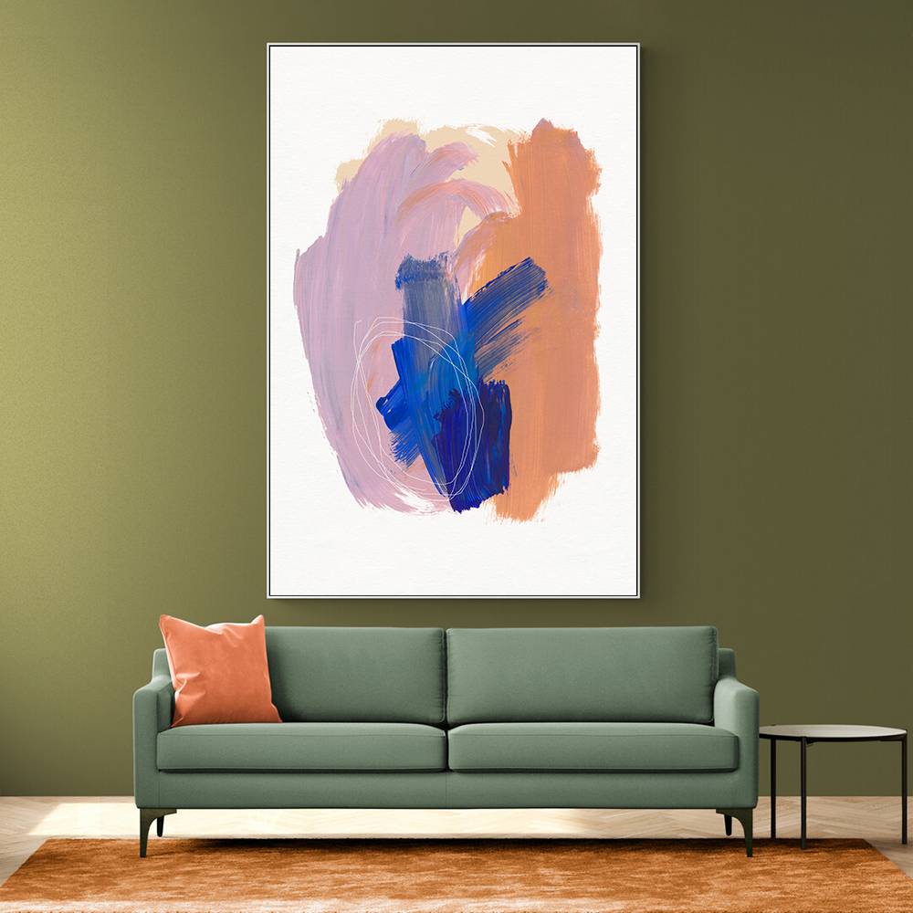 Abstract Brush Strokes 90 Wall Art