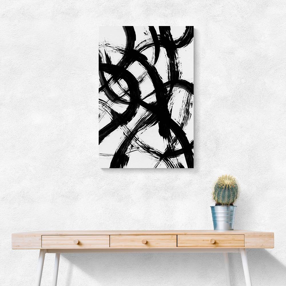 Abstract Brush Strokes 98X Wall Art