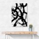 Abstract Brush Strokes 98X Wall Art