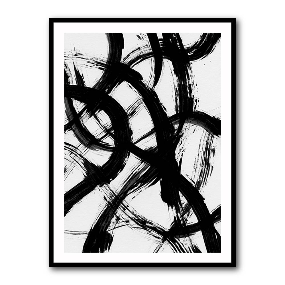 Abstract Brush Strokes 98X Wall Art