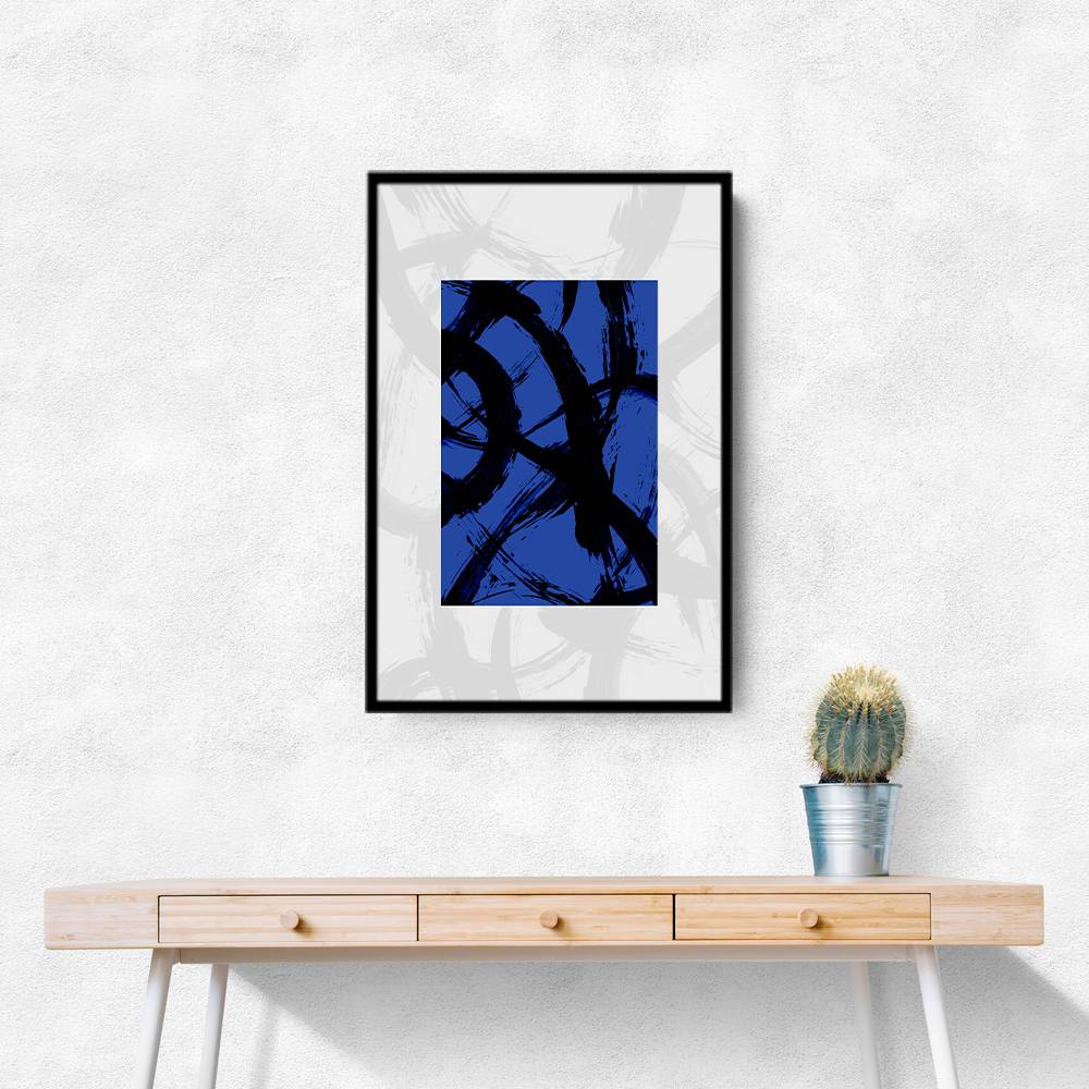 Abstract Brush Strokes 98Y Wall Art