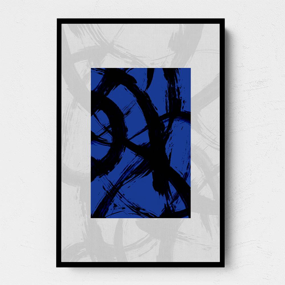 Abstract Brush Strokes 98Y Wall Art