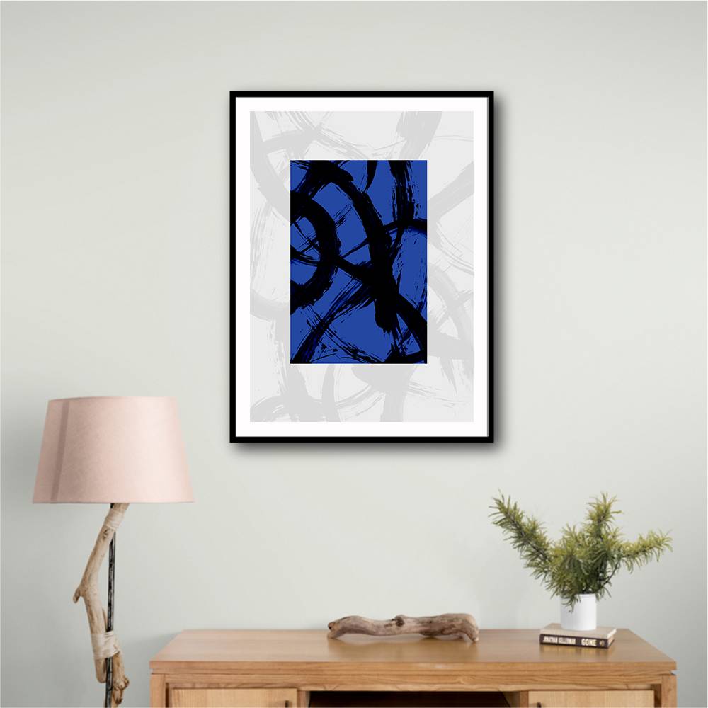 Abstract Brush Strokes 98Y Wall Art