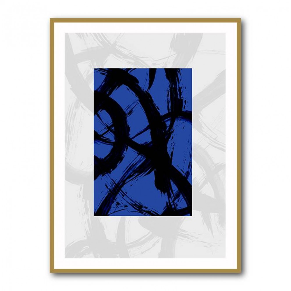 Abstract Brush Strokes 98Y Wall Art