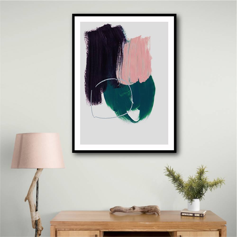 Abstract Brush Strokes 10 Wall Art