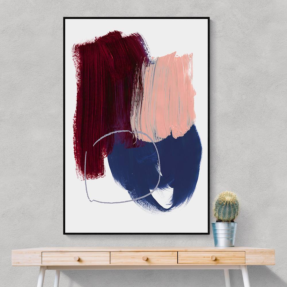 Abstract Brush Strokes 10x Wall Art