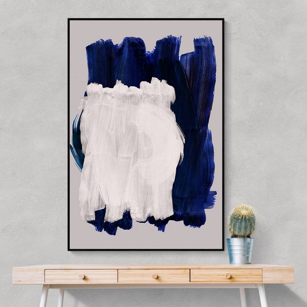 Abstract Brush Strokes 14 Wall Art