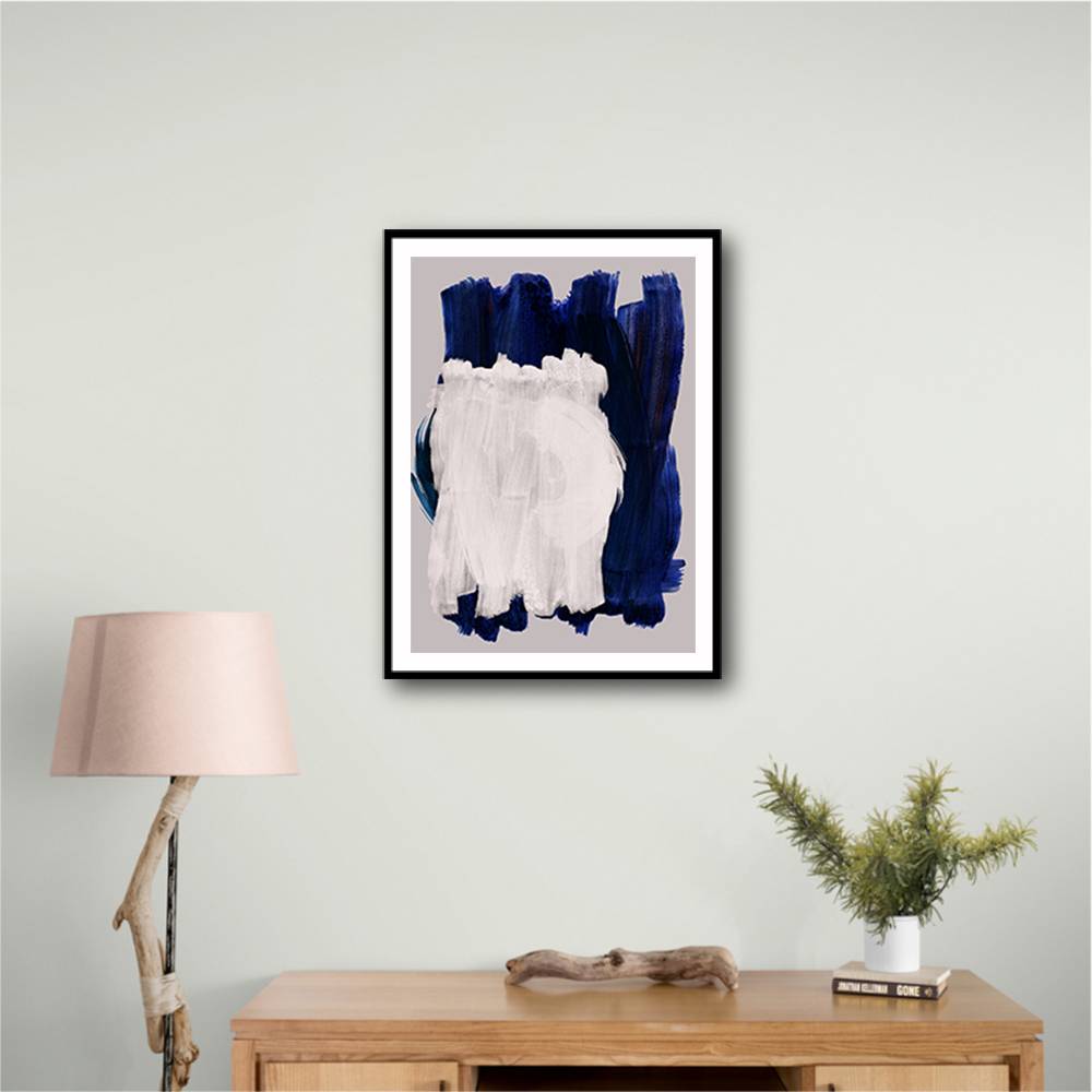 Abstract Brush Strokes 14 Wall Art